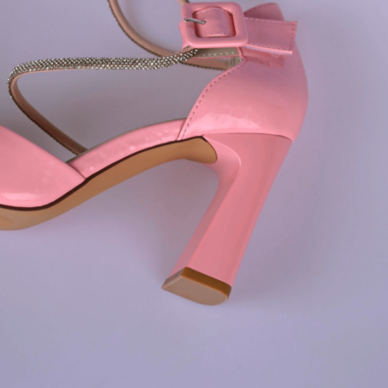 Banquet Women's Shoes 2023 Spring Summer New Chunky Heels
