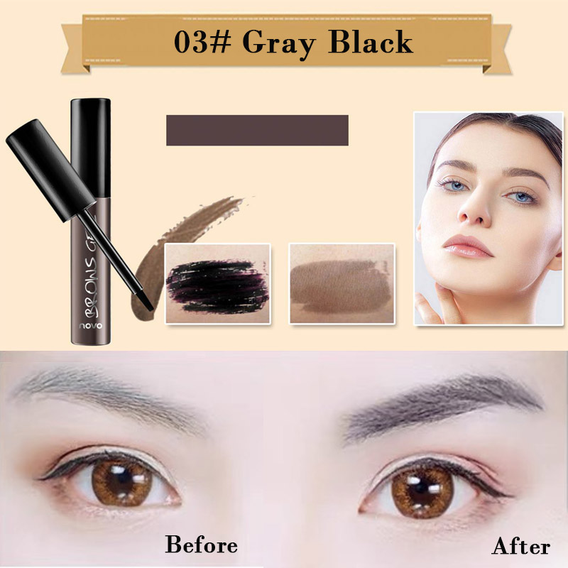 Eyebrow Dye Cream Eye Brow Gel 3 Colors Semi-Persistent Peel-off Tint Brow Eyebrow Cream Lasting