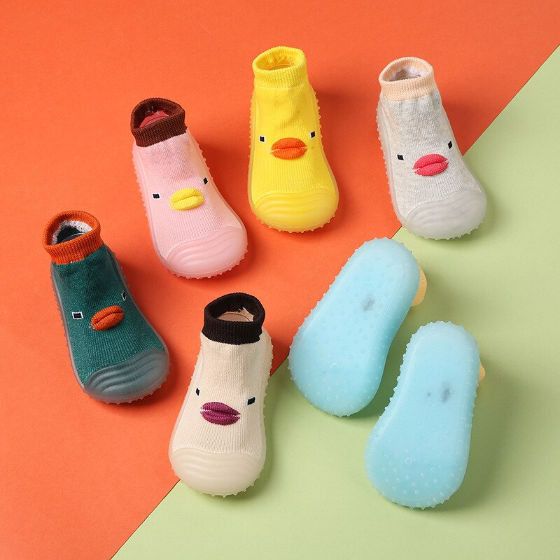 Cartoon Baby Toddler Shoes Boy Girls Wear Resistant Non-slip Casual Socks Shoes