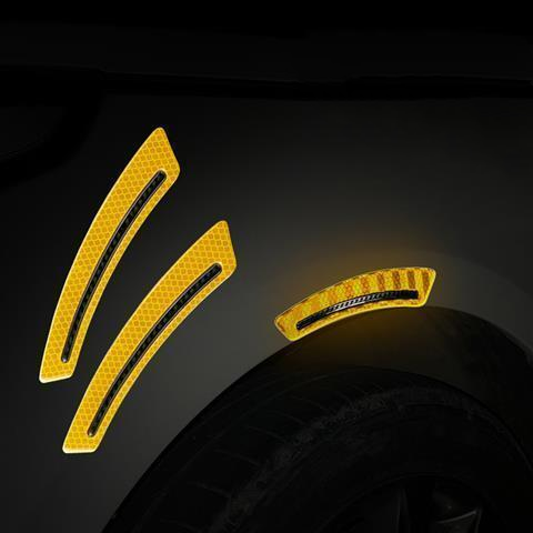 Car Reflective Sticker Car-styling Rearview Mirror Sticker Safety Warning Reflective Sticker Car Strip Stickers Exterior