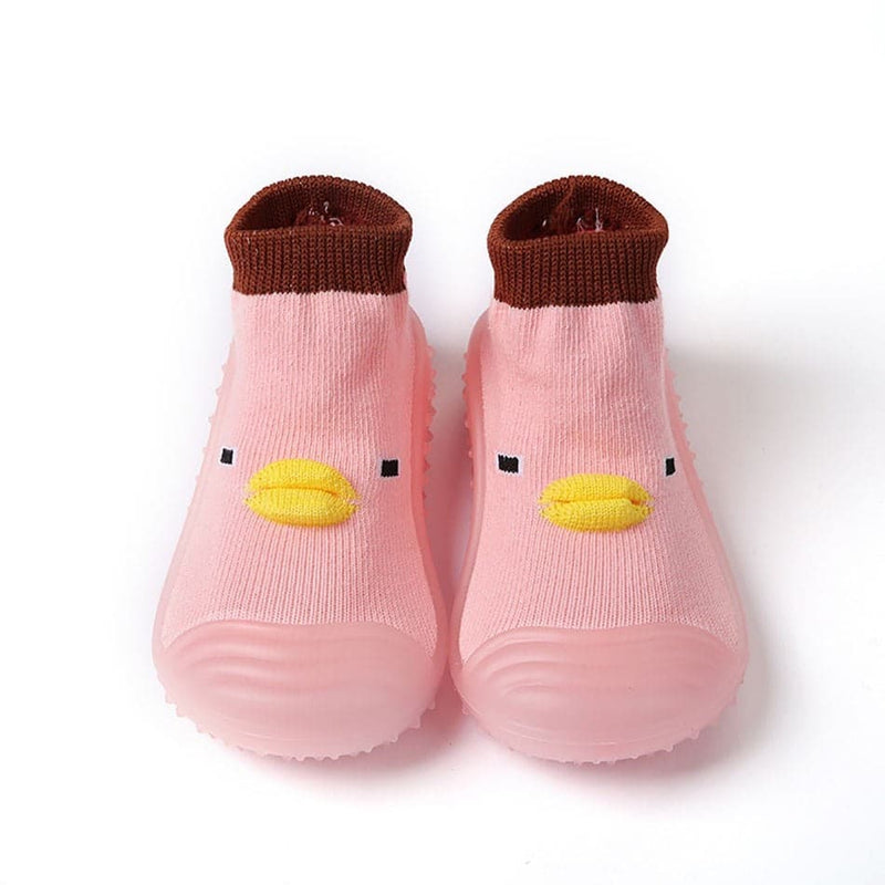 TikTok Baby Non-slip Socks Shoes Boys and Girls Cartoon Pattern Casual Shoes
