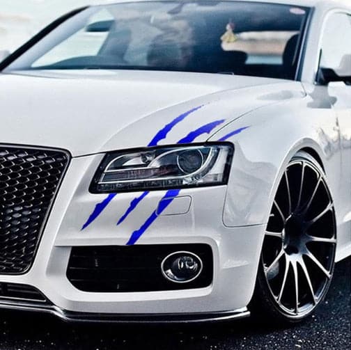 Auto Car Sticker Reflective Monster Claw Scratch Stripe Marks Headlight Decal Car Stickers