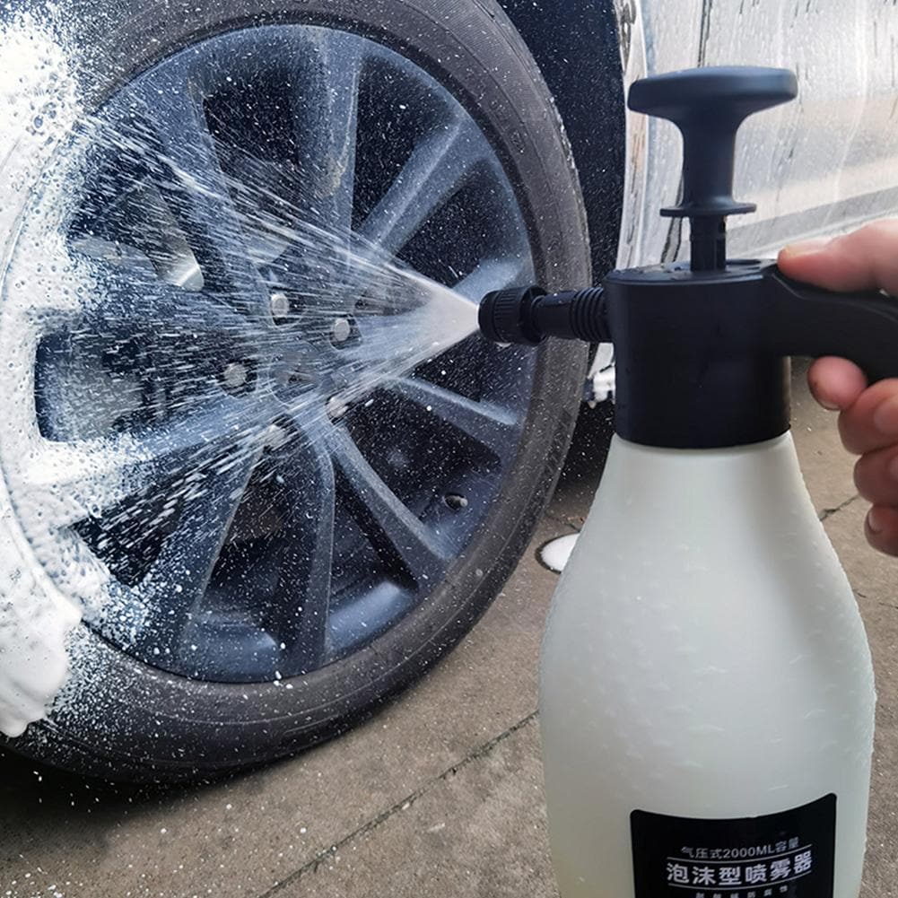 2L Foam Spray Watering Can Acid And Alkali Resistant Car Wash Artifact Handheld Foam Pot For Car Wash Gun Car Wash Supplies F0V6