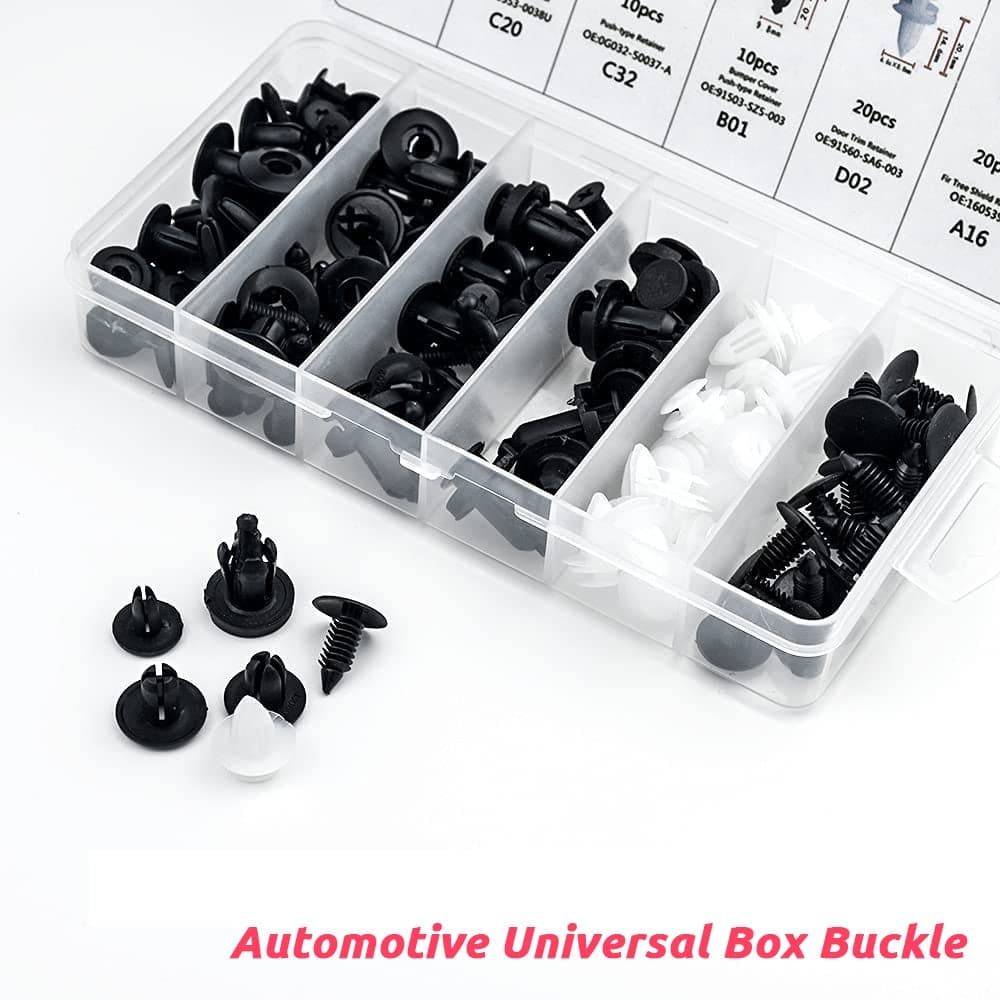 TikTok 100Pcs Auto Universal Fastener Clip  Car Accessories