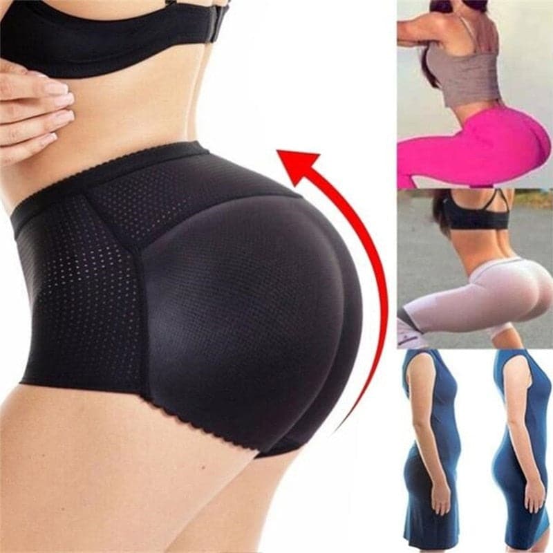 Women Sponge Padded Push Up Panties Butt Lifter Fake Ass Briefs Butt Hip Enhancer Seamless Control Panties Buttocks Lingerie