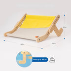 Hot Selling Hammock Sturdy Cat Window Perch Wooden Assembly Hanging Bed Cotton Canvas Easy Washable Multi-Ply Plywood  Pets Bed