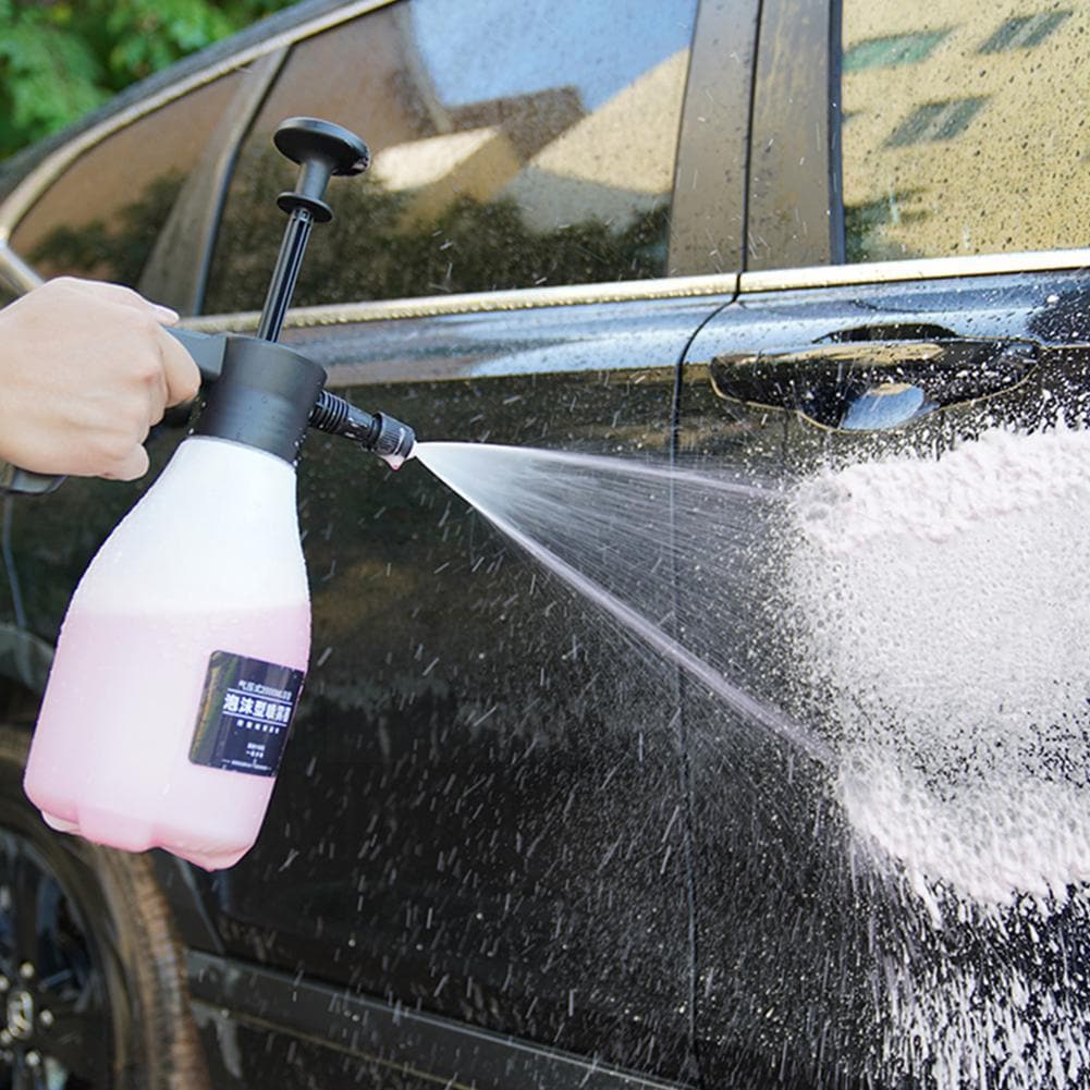 2L Foam Spray Watering Can Acid And Alkali Resistant Car Wash Artifact Handheld Foam Pot For Car Wash Gun Car Wash Supplies F0V6