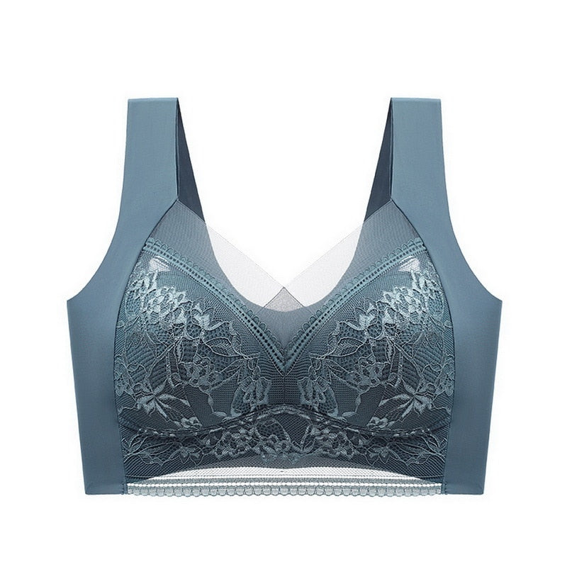 Bras For Women Beautiful Push Up Seamless Wire Free Bras Sport Active Wear Lace Bra Top Underwear Brassiere Bralette Mujer