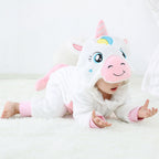 Baby Rompers Winter Costume Flannel for Girl Boy Toddler Infant Clothes Kids