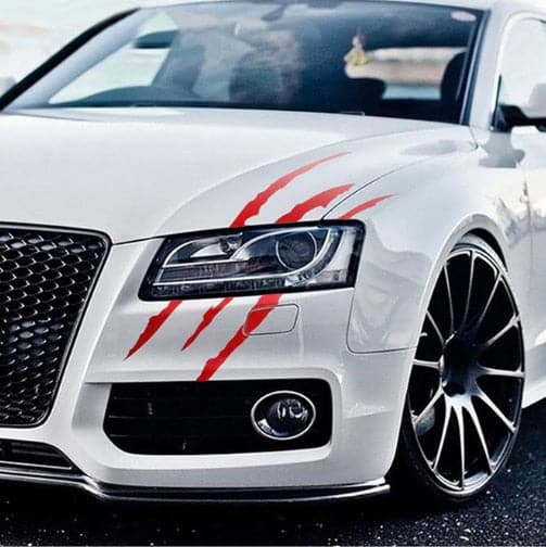 Auto Car Sticker Reflective Monster Claw Scratch Stripe Marks Headlight Decal Car Stickers