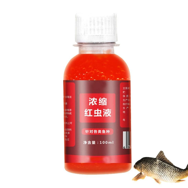 100ML Fishing Red Worm Attractant Bait Liquid