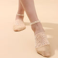 Women Socks Breathable Short Socks Thin Boat Focks Pearl Floral Focks Lace Ankle Socks For Spring New High Quality For Girls