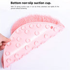 Shower Foot Scrubber Massager Cleaner Acupressure Mat Non-Slip Improve Circulation Exfoliation Massage Silicone Bath Pad