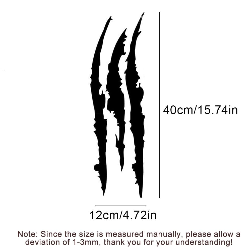 Auto Car Sticker Reflective Monster Claw Scratch Stripe Marks Headlight Decal Car Stickers