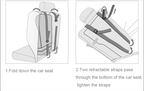 Auto Child Safety Seat Simple Car Portable Seat Belt