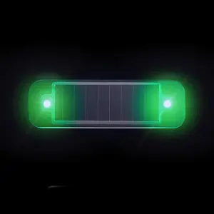 TikTok Car Solar Flashing LED Strobe Light Mini Anti-collision Warning Light Turn Signal Indicator Fit for Motorcycle