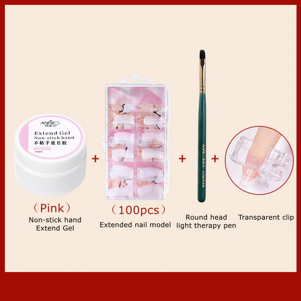 Nail Extension Builder Gel Non-stick Carving Flower Take Shaped UV Polish Glue Easy Extend Poly Nail Gel