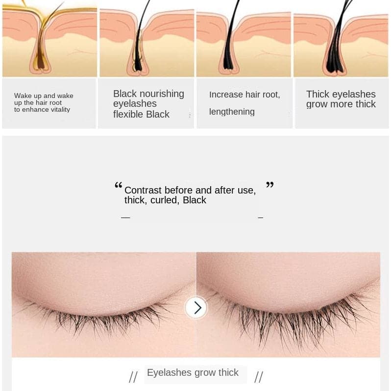 Eyelash Growth Serum Eyelash Enhancer Longer Fuller Thicker Lashes Eyelashes Eyebrows Enhancer Eyelash Care Product