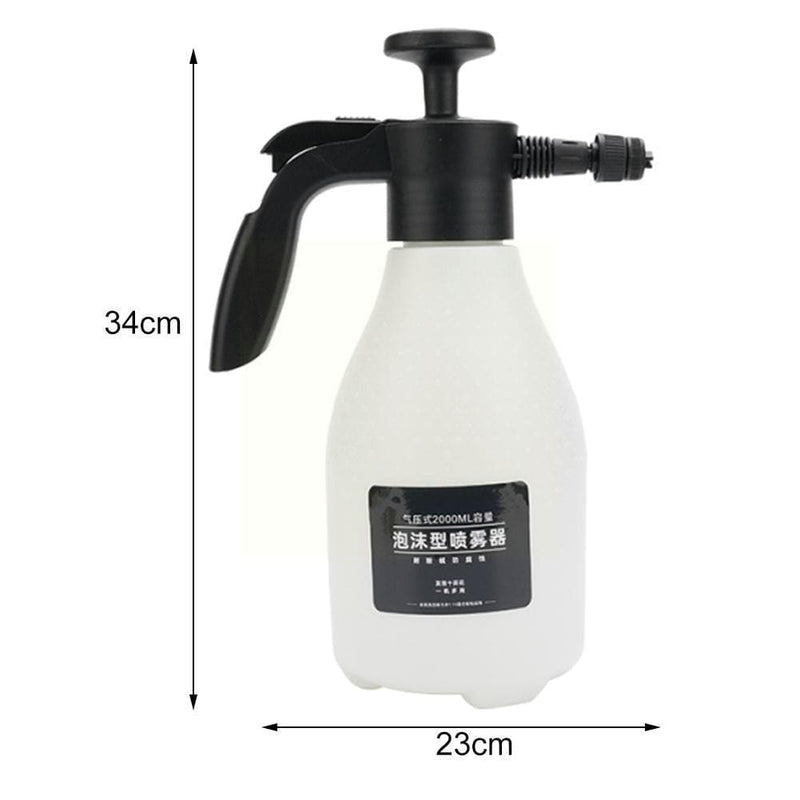 2L Foam Spray Watering Can Acid And Alkali Resistant Car Wash Artifact Handheld Foam Pot For Car Wash Gun Car Wash Supplies F0V6