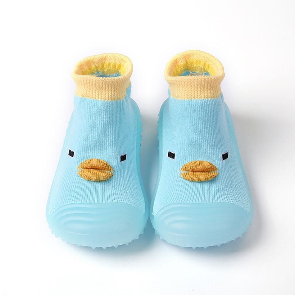 TikTok Baby Non-slip Socks Shoes Boys and Girls Cartoon Pattern Casual Shoes