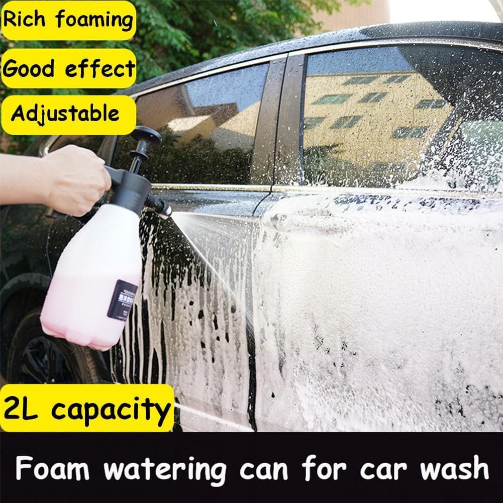 2L Foam Spray Watering Can Acid And Alkali Resistant Car Wash Artifact Handheld Foam Pot For Car Wash Gun Car Wash Supplies F0V6