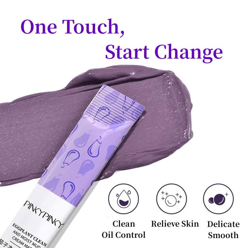 Eggplant Static Mud Cream Mask