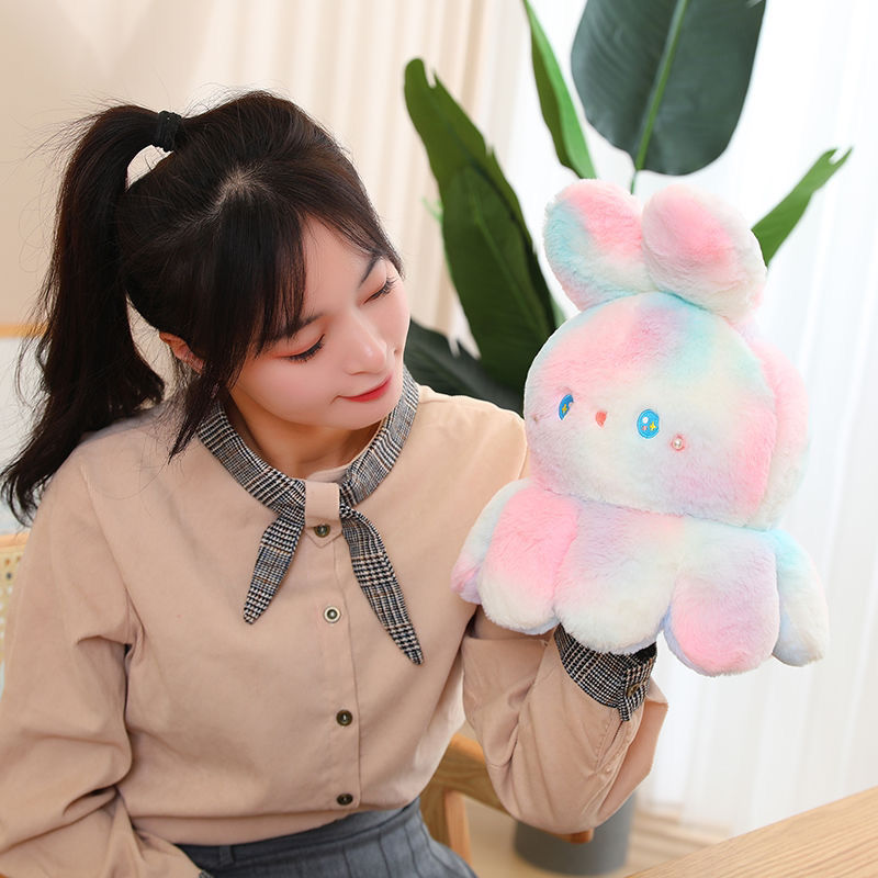 Fashion Gradient Colorful Octopus Plush Toy Funny Gift