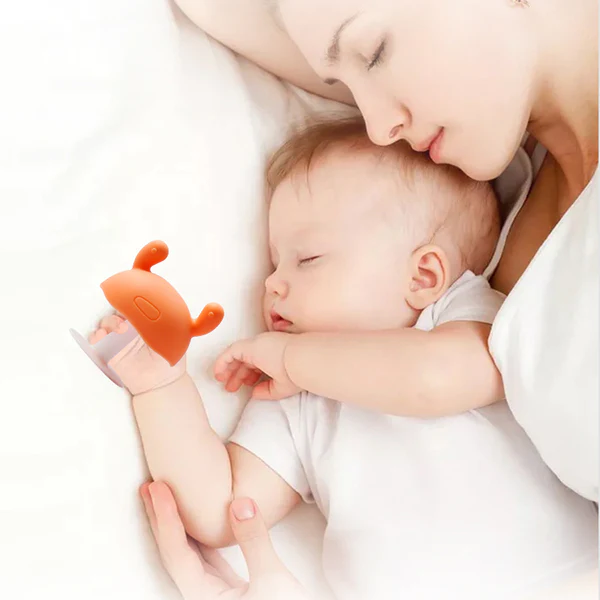 Silicone Baby Teether Teething Toys Mushroom Teether Infant Boys Girl BPA Free Chew Dental Care for Children Nursing Teeth Gift