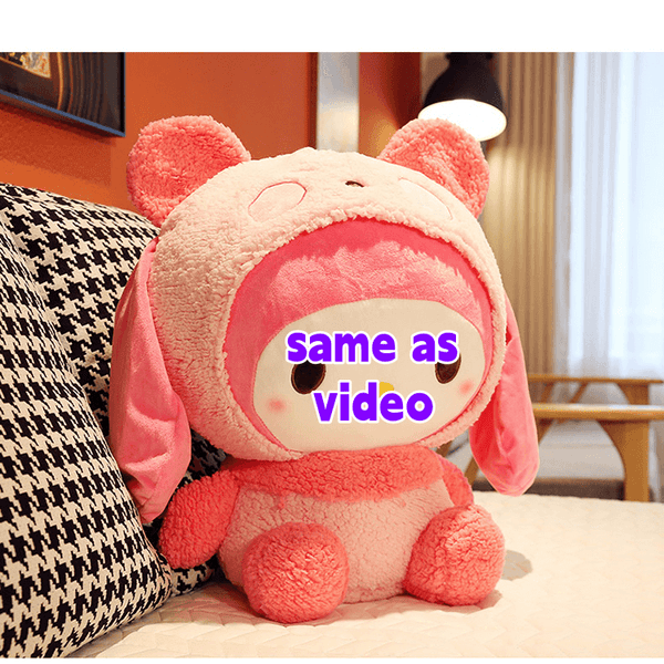 Cute Pink Dog Dolls Plush Toys Home Decor Stuffed Toy Gift