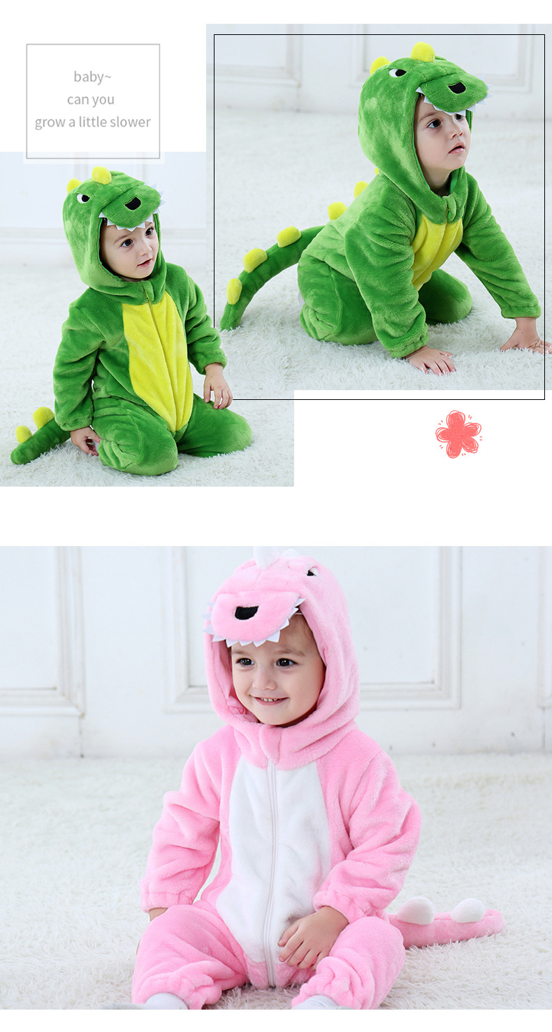 TK Baby Animal Dinosaur Onesie Costume Rompers And Jumpsuits for Teen Girls Baby Pants Boy Baby Girl Hoodie Romper