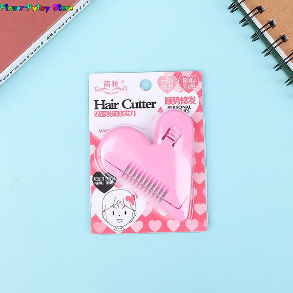 Body Hair Trimmer Pink Peach Heart Double Sided