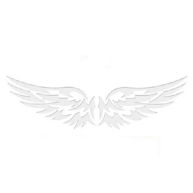 Car Stickers Angel Wings Pattern Outdoor Reflective Car Motorcycle Body Decals Window Scratch Stickers
