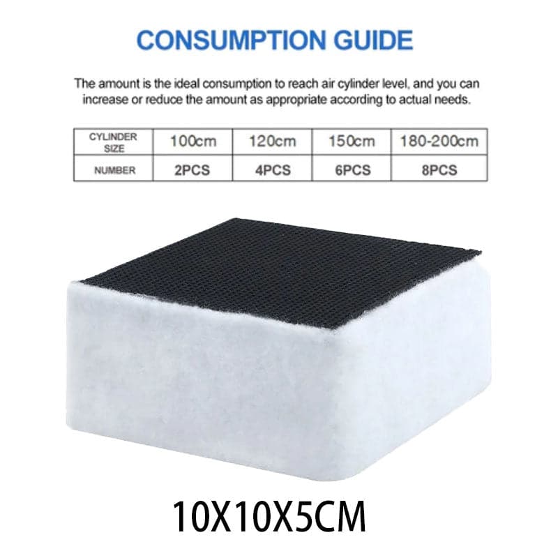 Eco-Aquarium Water Purifying Magic Cube Fish Tank Activated Carbon Charcoal Purify Water Cube Air Purification Multifunctional