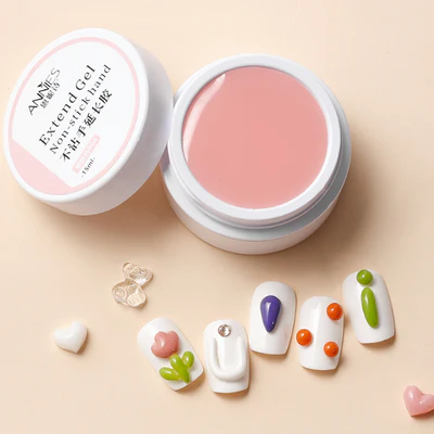 Non-stick Nail Extension Builder Gel UV Polish Glue Easy Extend