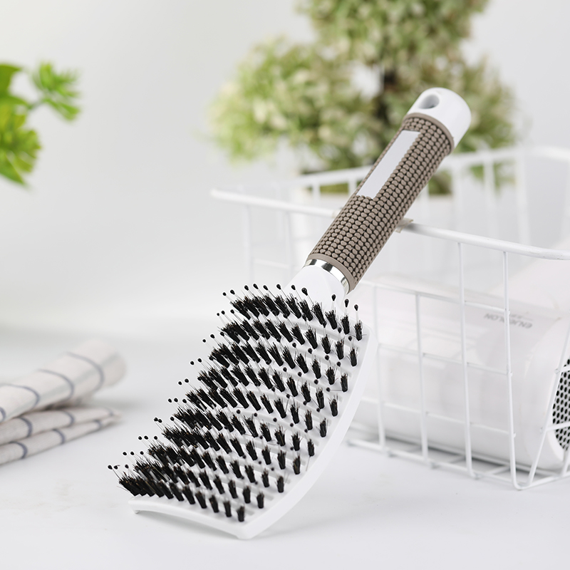 Hair Brush Scalp Massage Comb Hairbrush Bristle&Nylon Women Wet Curly Detangle Hair Brush for Salon Hairdressing Styling Tools