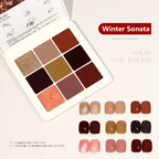 9 Colors Solid Nail Glue Polish 2023 New Cream Glue