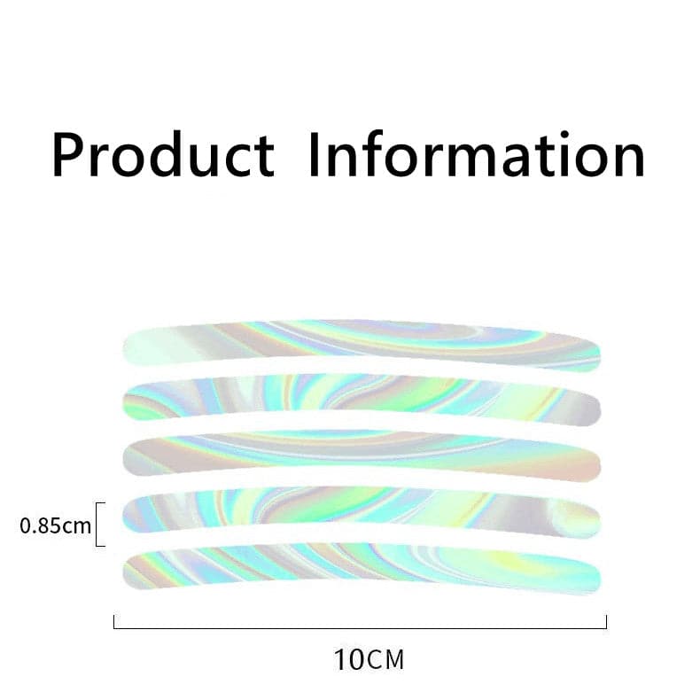 Auto Wheel Hub Reflective Colorful Luminous Tire Anti-collision Personalized Creative Motorcycle Electric Car Stickers