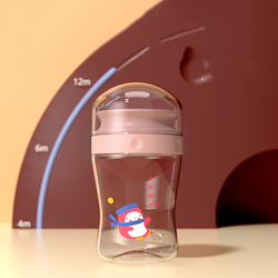 Natural Mini Nursing Bottle Standard Caliber For Newborn Baby Drinking Water Feeding Milk Fruit Juice