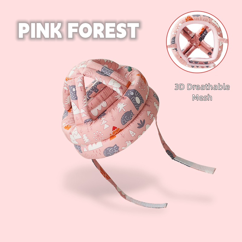 Cotton Baby Safety Helmet Head Protection Headgear Toddler Anti-fall Pad Children Learn To Walk Crash breathable protected Cap