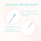 Glitter Liquid Eye Shadow Long Lasting Shimmer Pigmented Cosmetic For Professional Makeup Double-headed Eye Shadow