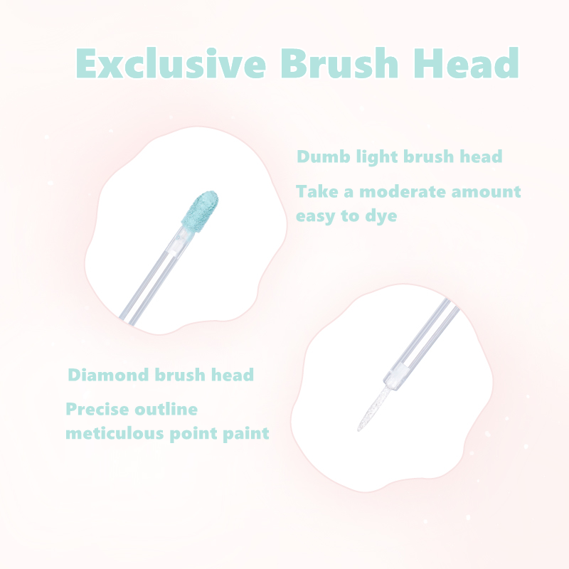 Glitter Liquid Eye Shadow Long Lasting Shimmer Pigmented Cosmetic For Professional Makeup Double-headed Eye Shadow