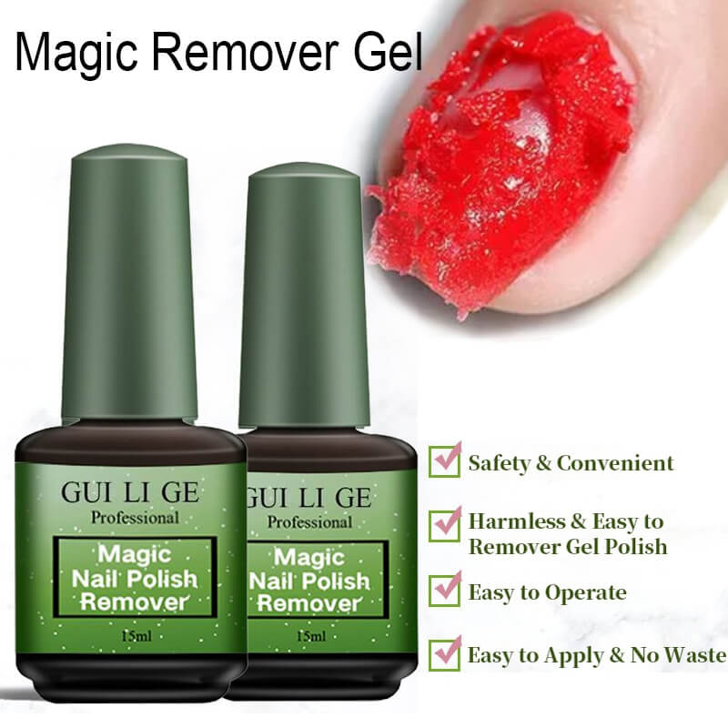 Nail Polish Remover Soak Off  Quickly Easily Magic Remover Gel