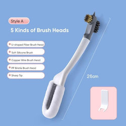 Multifunctional Long Handle Shoe Brush Cleaner