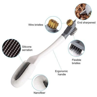 Multifunctional Long Handle Shoe Brush Cleaner