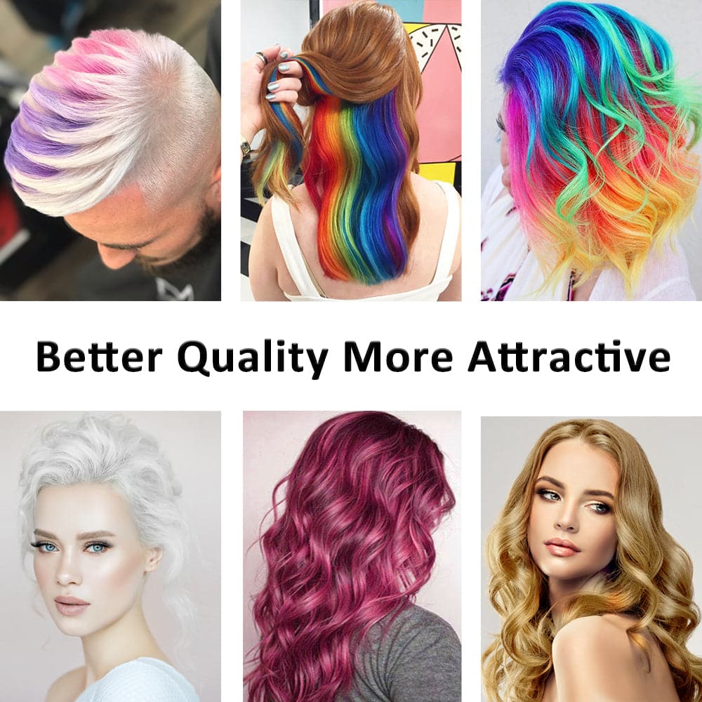 TikTok Color Hair Wax Dye Styling Hair Strong Gel Cream Hair Dye for Women Men 7777