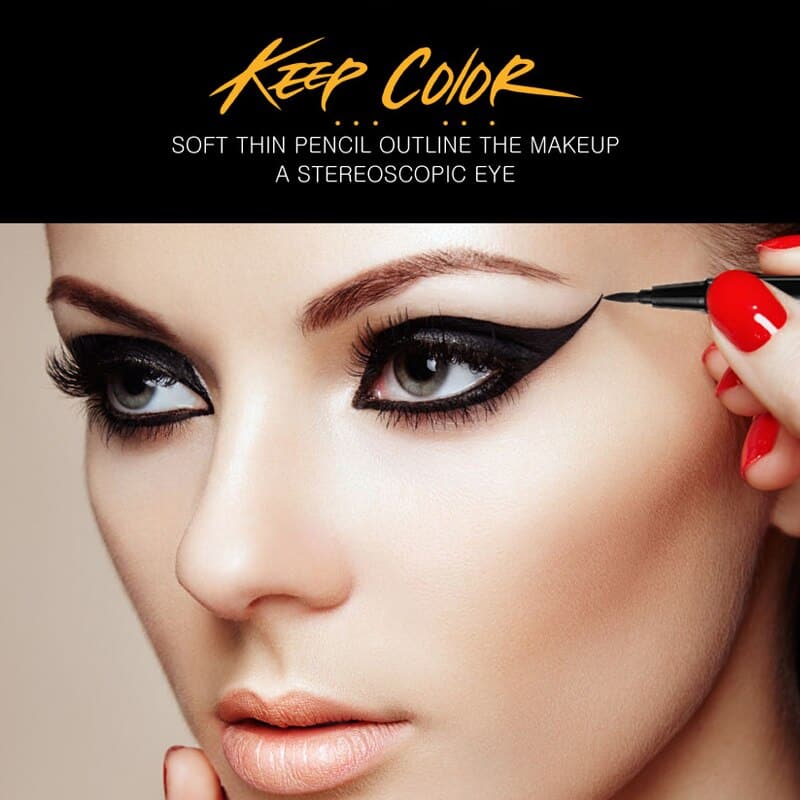 Enhanced Liquid Eyeliner Sticker Eye Liner Gel Black Eye Pencil