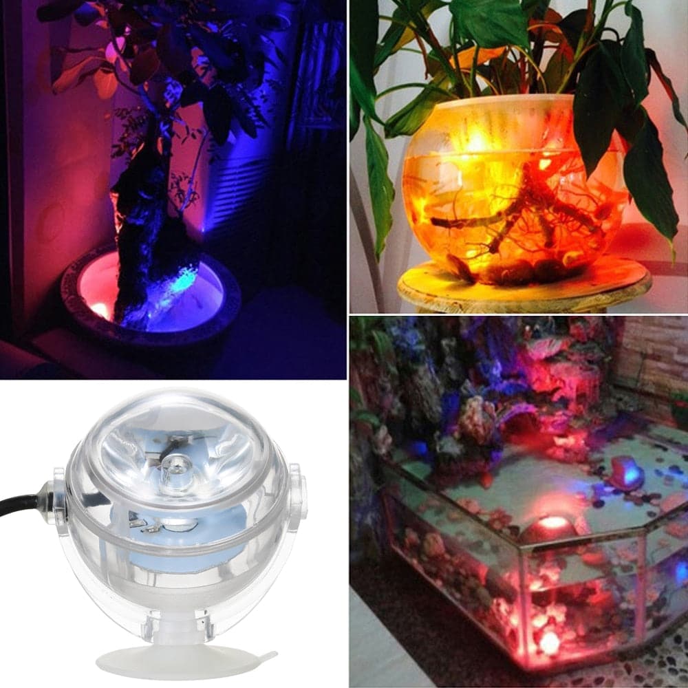 5V Colorful Aquarium LED Lighting Waterproof Submersible Aquarium Light Underwater Electronic Fish Tank Lamp