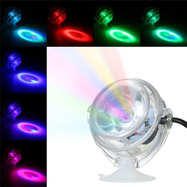 5V Colorful Aquarium LED Lighting Waterproof Submersible Aquarium Light Underwater Electronic Fish Tank Lamp