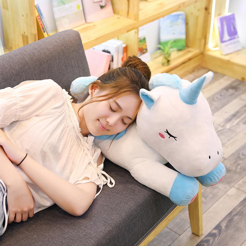 li 1pc 50cm Cute Unicorn Plush Toys for Kids Stuffed Animals Soft Doll Cartoon Unicorn Animal Horse High Quality Gift For Children