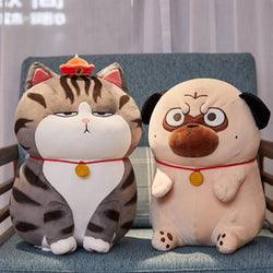 Super Emperor Cat and Dog Plush Toy Sleeping Pillow House Decorative Pillow Creative Gifts